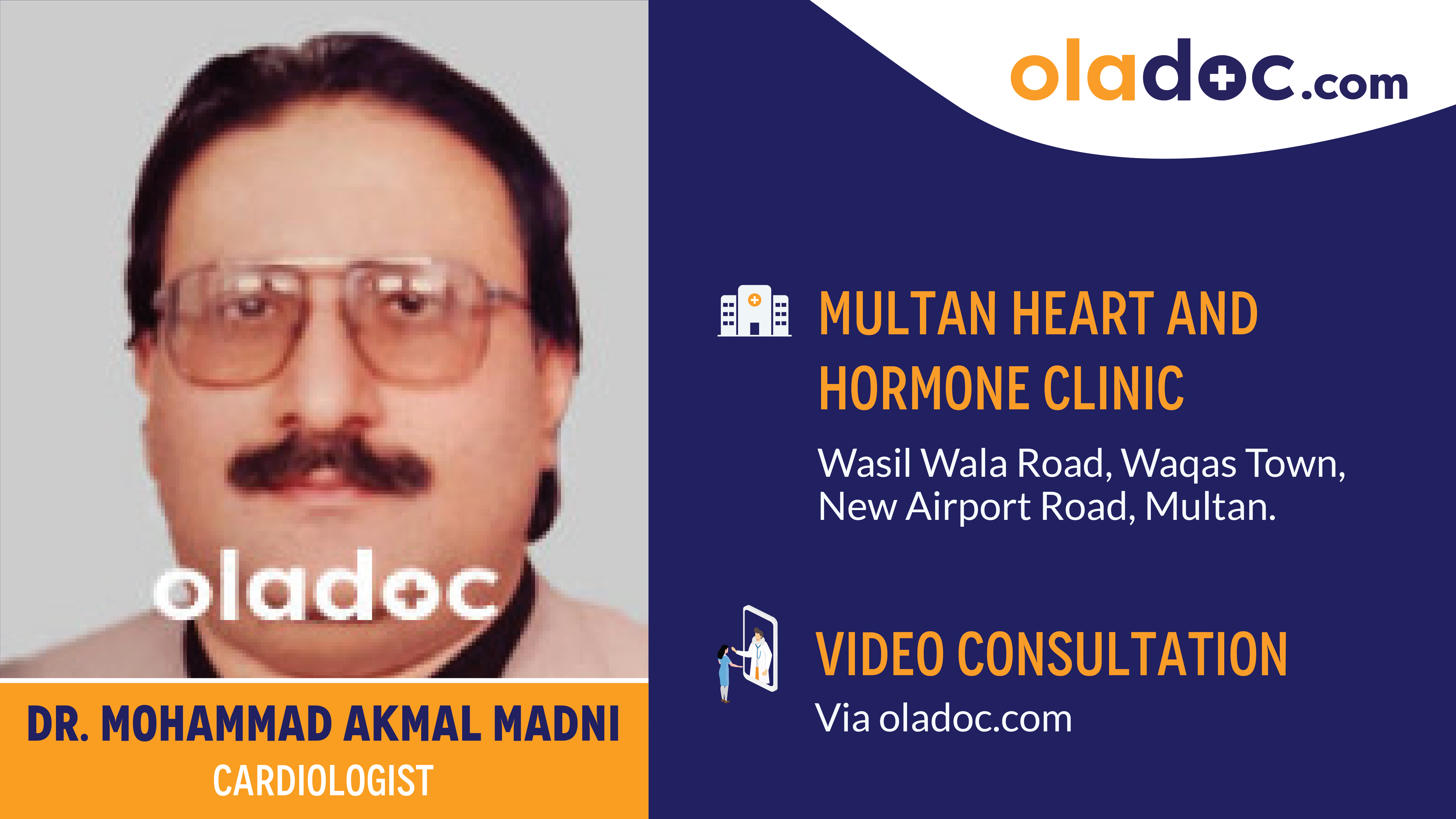 Practice locations of Dr.Mohammad Akmal Madni
